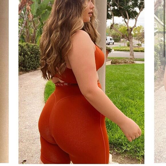 NWT YITTY Spotlight Shaping High Waist Shorts Shimmered Baddest Brown Size XL - Picture 3 of 8